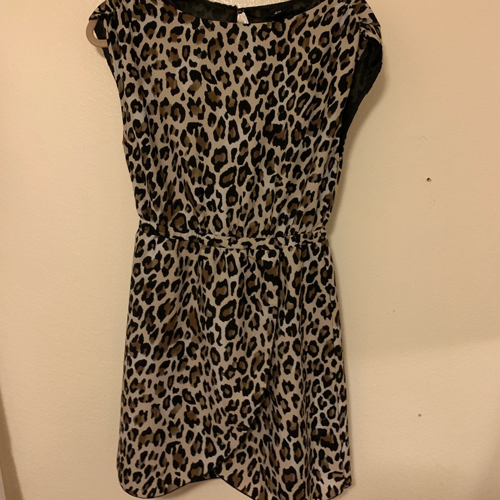 Animal printed dress